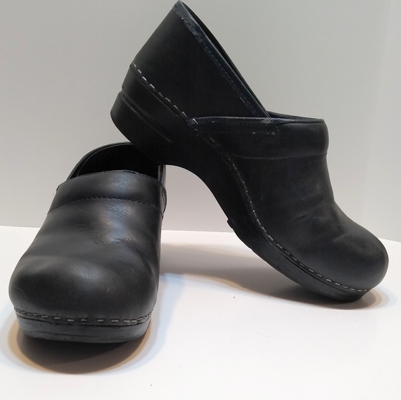 Dansko classic style blue platform clogs, size 10. Blue clogs. - Picture 1 of 13